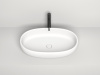 Раковина из искусственного камня S-Stone Salini LUCE 110721M 70х40 накладная цвет белый без отверстий под смеситель